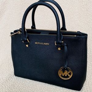 Micheal Kors Sutton Satchel Black Purse
